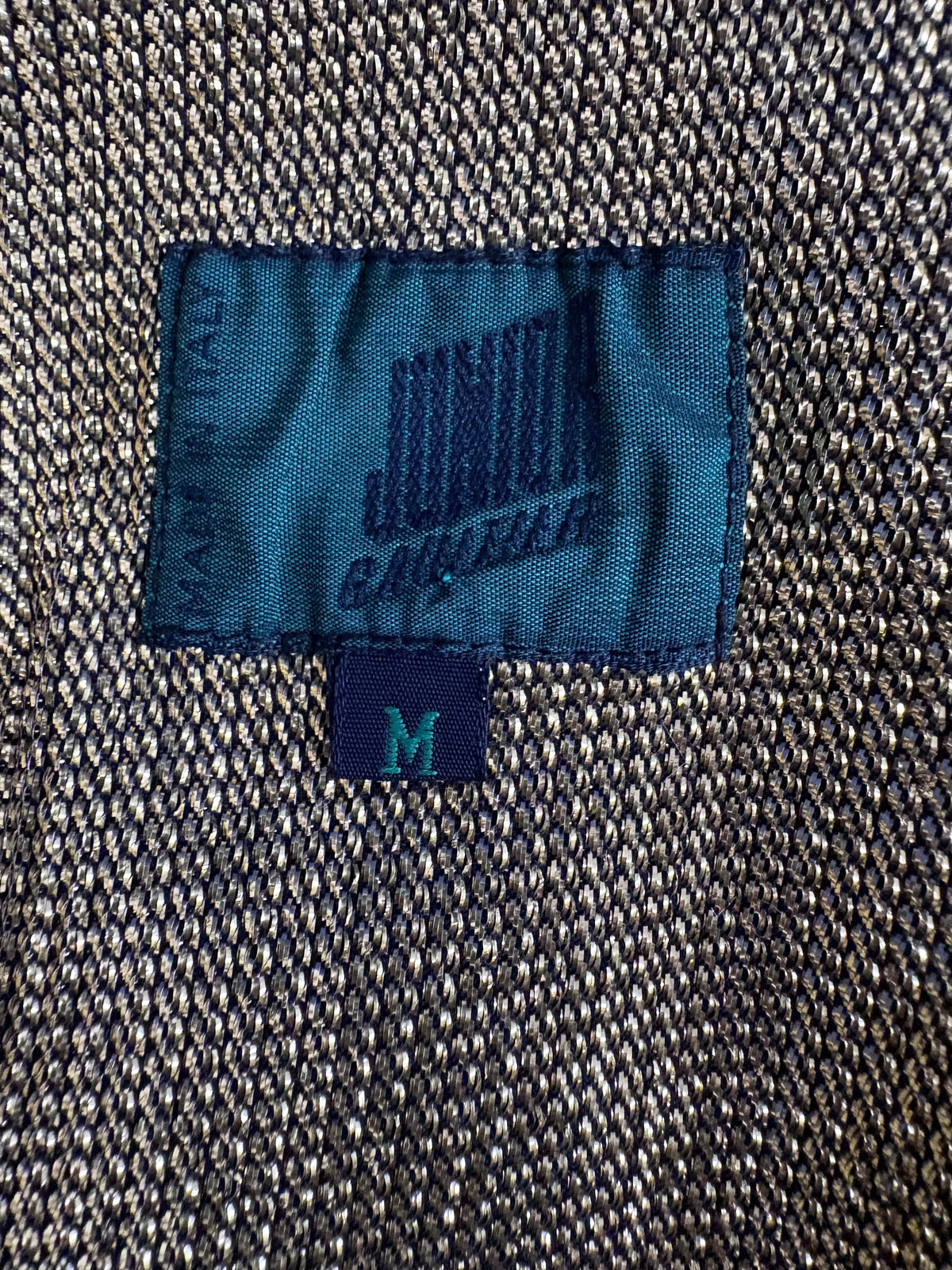 Junior Gaultier gold lamé jacket, Spring 1989