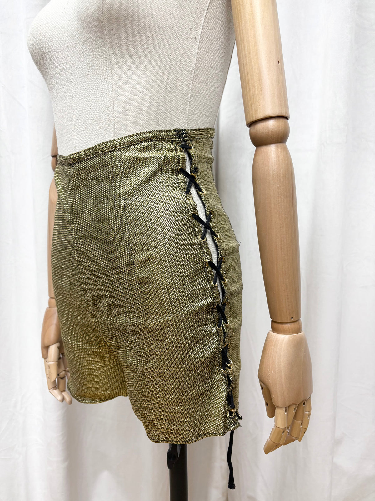 Junior Gaultier gold lamé jacket, Spring 1989