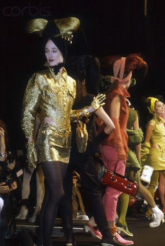 Junior Gaultier gold lamé jacket, Spring 1989